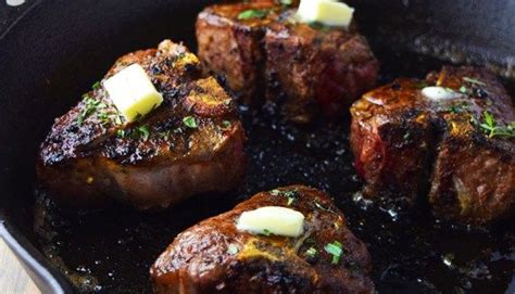 Cast Iron Lamb Loin Chops With Cognac Butter Sauce Recipe Lamb Chop