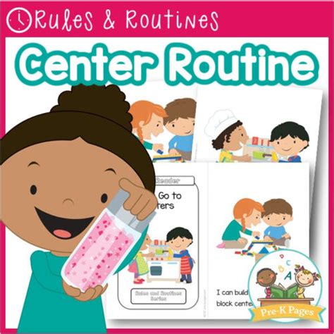 Clean Up Visual Routine Pre K Pages