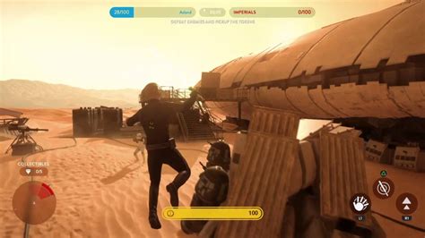 Star Wars Battlefront Luke Skywalker Gameplay Youtube