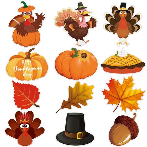 Thanksgiving Decoration Cutouts