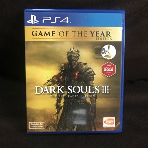 Dark Souls Iii The Fire Fades Edition Game Of The Year Edition Ps4 Video Gaming Video Games