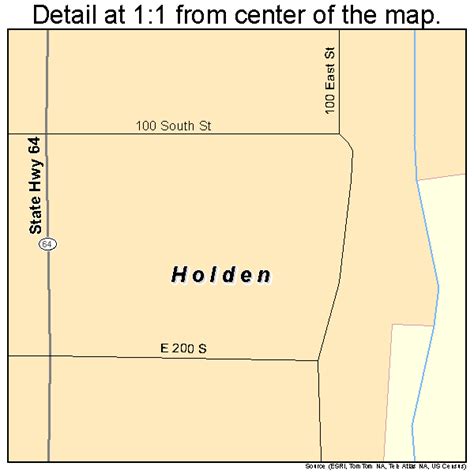 Holden Utah Street Map 4935960