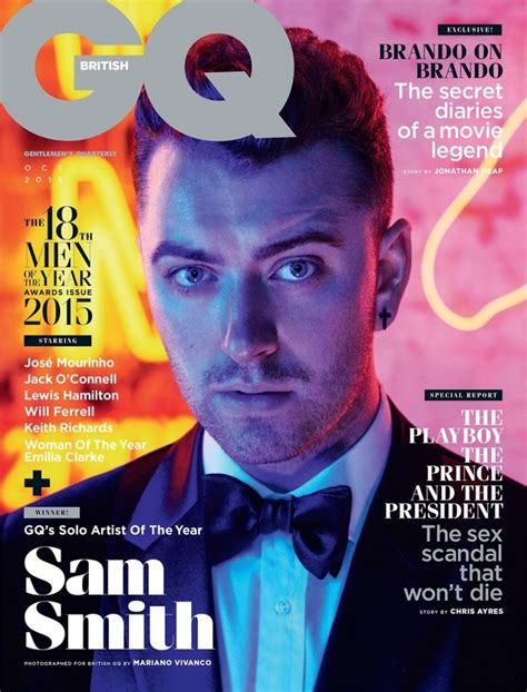 Sam Smith British GQ October 2015 Photo Shoot