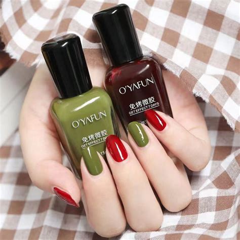 25 Color Nail Polish Long Lasting Nude Color Transparent Nail Polish No Bake Quick Drying