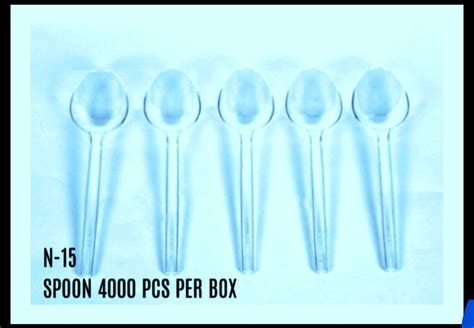 Plastic White Disposable Spoon For Event And Party Supplies At Rs