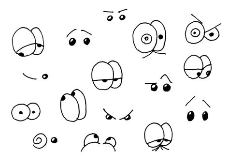 How to Easily Draw Cartoon Eyes to Show Different Emotions