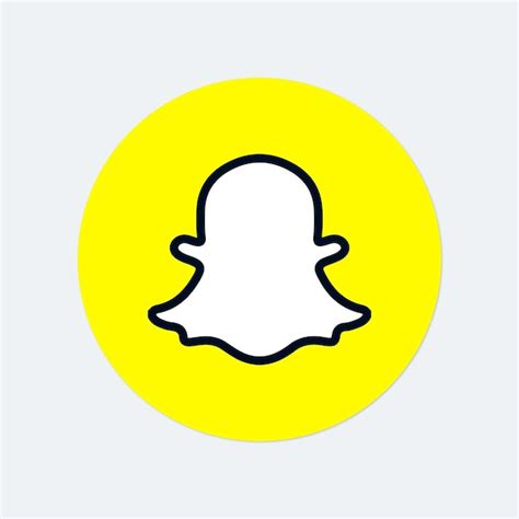 Snapchat Vector Icono De Redes Sociales Vector Premium