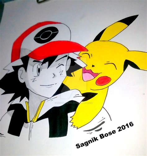 Pokemon Fan Art - Pikachu and Ash by Nickblaster on DeviantArt