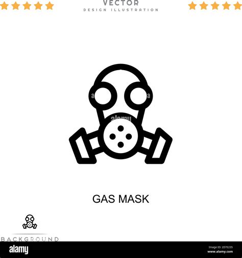 Gas Mask Icon Simple Element From Digital Disruption Collection Line