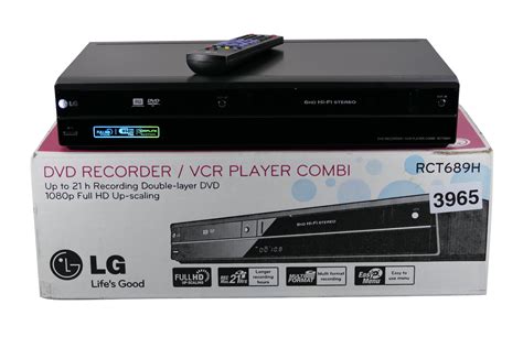 Lg Rct H Dvd Vhs Recorder Vhs Copy To Dvd Vcrshop