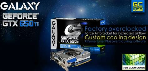 Galaxy Unleashed The Geforce Gtx 650 Ti Gc Series Graphics Card