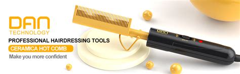 Dan Technology Hot Comb Electric For Wigs450℉small Hot Comb For Edgeslow And High Temperatures