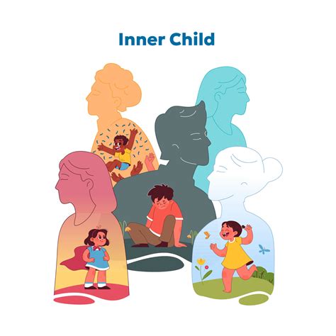 Inner child concept. illustration 46910137 Vector Art at Vecteezy