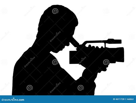 Camera Man Silhouette Stock Illustration Illustration Of Shot