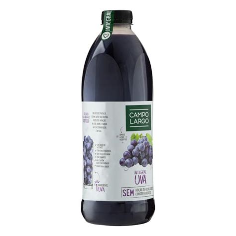 Suco Integral Uva Tinto Campo Largo Garrafa 1 35l Atacadão Hiper Unimar