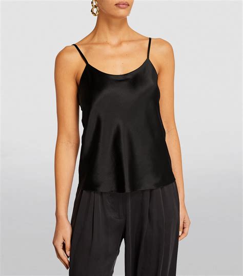 Womens Max Mara Black Silk Cami Top Harrods Uk