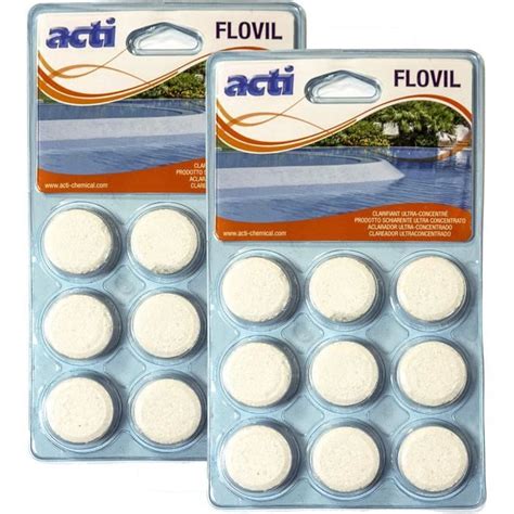 Lot de 2 PISCINES DECOYTEC Flovil Clarifiant ultra concentré Blister de