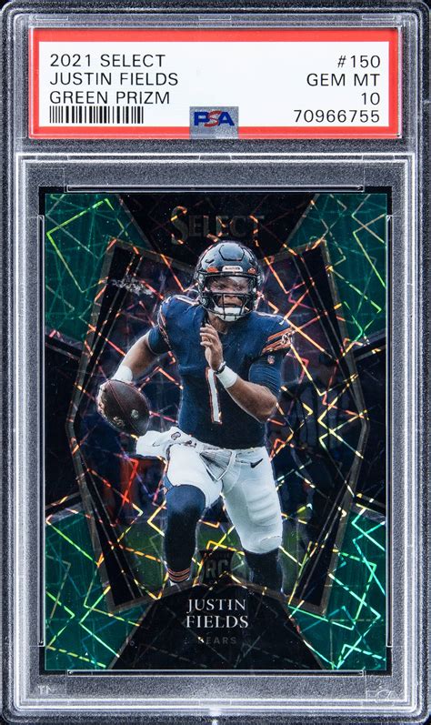 justin fields football card 6