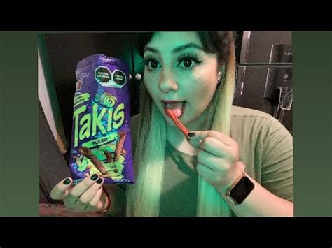 Asmr Comiendo Takis Pepino Loco Aleitz Asmr YouTube