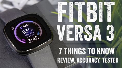 Fitbit Versa 3 In Depth Review 7 New Things To Know YouTube