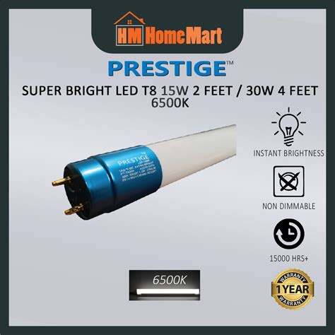 Prestige Super Bright Led T Tube W Ft W Ft K Sirim