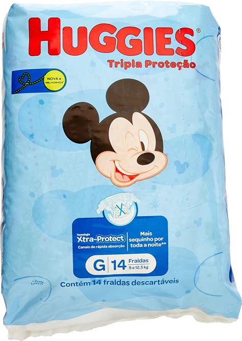 Fralda Infantil Huggies Tripla Prote O C Jumbinho G Amazon Br