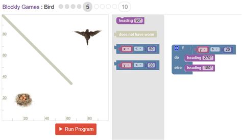 Google Blockly Future Programmers Gamebird Level Srcmini