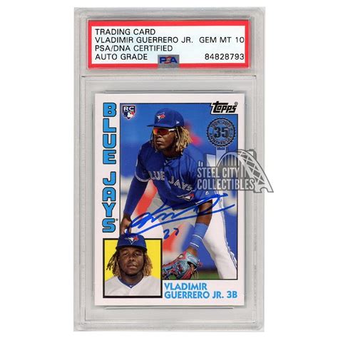 Vladimir Guerrero Jr Topps Throwback Autograph Rc Card