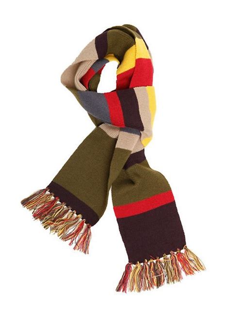 Doctor Who: Fourth Doctor (Tom Baker) 6 Foot Knit Scarf - BBC Licensed ...