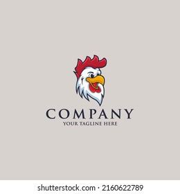 Chicken Mascot Logo Design Vector Stock Vector (Royalty Free ...