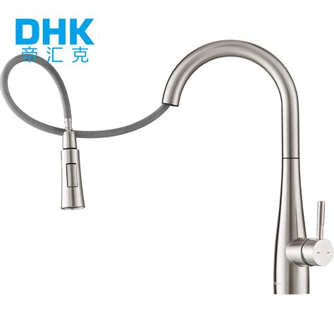 Stainless Steel Adjustable Pull Out Hot And Cold Mixer Tap Kitchen Faucet Sanitary Ware