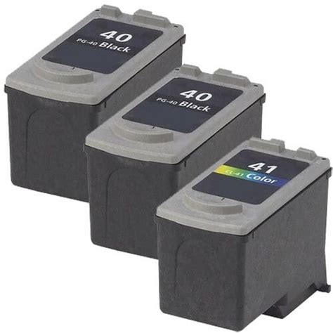 Canon Ink 40 41 Canon Ink Cartridges 40 And 41 3 Pack ComboInk