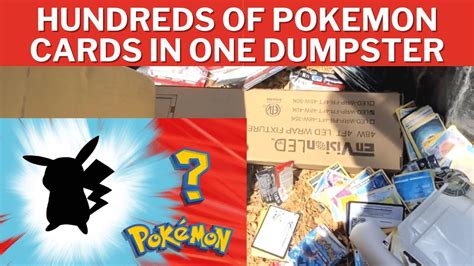 Dumpster Diving 2023 Latest Pokémon Cards Everywhere Youtube