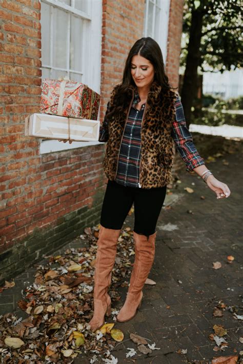 Faux Leopard Fur Vest A Southern Drawl