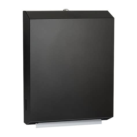 Matte Black - Paper Towel Dispenser - Multi, C-Fold - Powder Coated St — Building Supply BFF