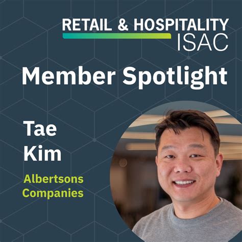 Rh Isac Member Spotlight Tae Kim