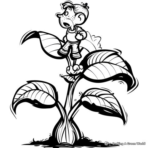 Jack And The Beanstalk Coloring Pages Free And Printable