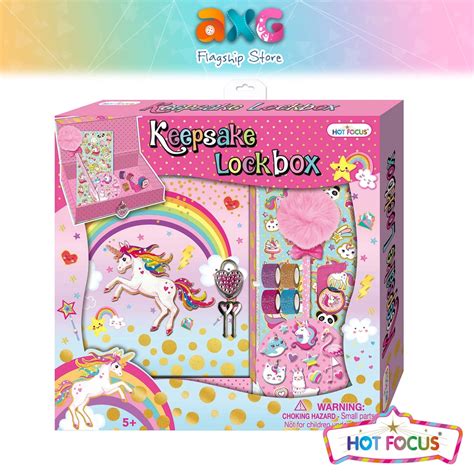 Hot Focus Keepsake Lockbox Unicorn Notebook 217UC Shopee Malaysia