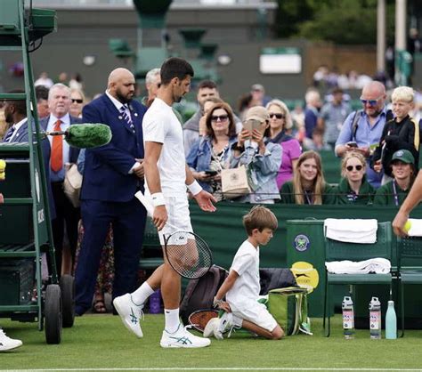 The Tennis Letter On Twitter Novak Djokovic On His Son At Wimbledon