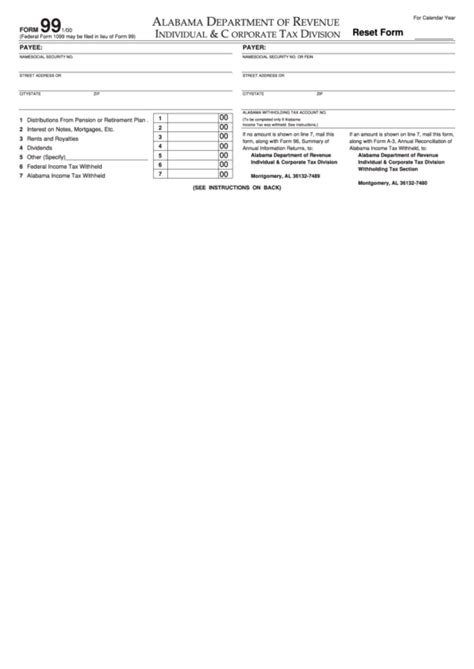 Fillable Form Individual Corporate Tax Division Alabama