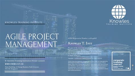 Agile Project Management Training Course In Singapore