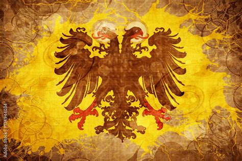 Vintage Holy Roman Empire Flag Stock Illustration Adobe Stock