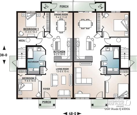 4 Unit Apartment Building Floor Plans | Viewfloor.co