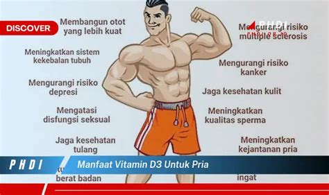 Ketahui Manfaat Vitamin D3 Untuk Pria Yang Bisa Bikin Kamu Penasaran