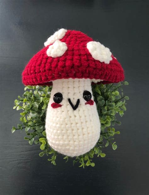 Maslow The Mushroom Doll Crochet Pattern Crochet Pattern Etsy