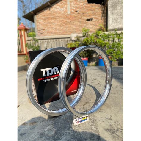 Jual Velg Tdr Silver Putih Ring Wshape Kotak Shopee