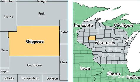 Chippewa County Map