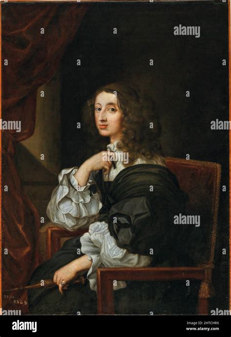 Portrait Of Queen Christina Of Sweden 1626 1689 With Scepter Private