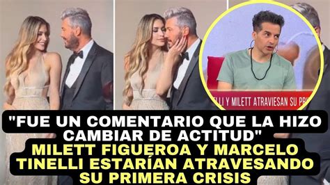 MILETT Y MARCELO TINELLI ESTARÍAN ATRAVESANDO SU PRIMERA CRISIS POR UN