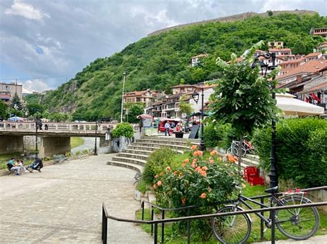 Kosovo Prizren Town Old Town Stone Bridge And The River Prizren ...